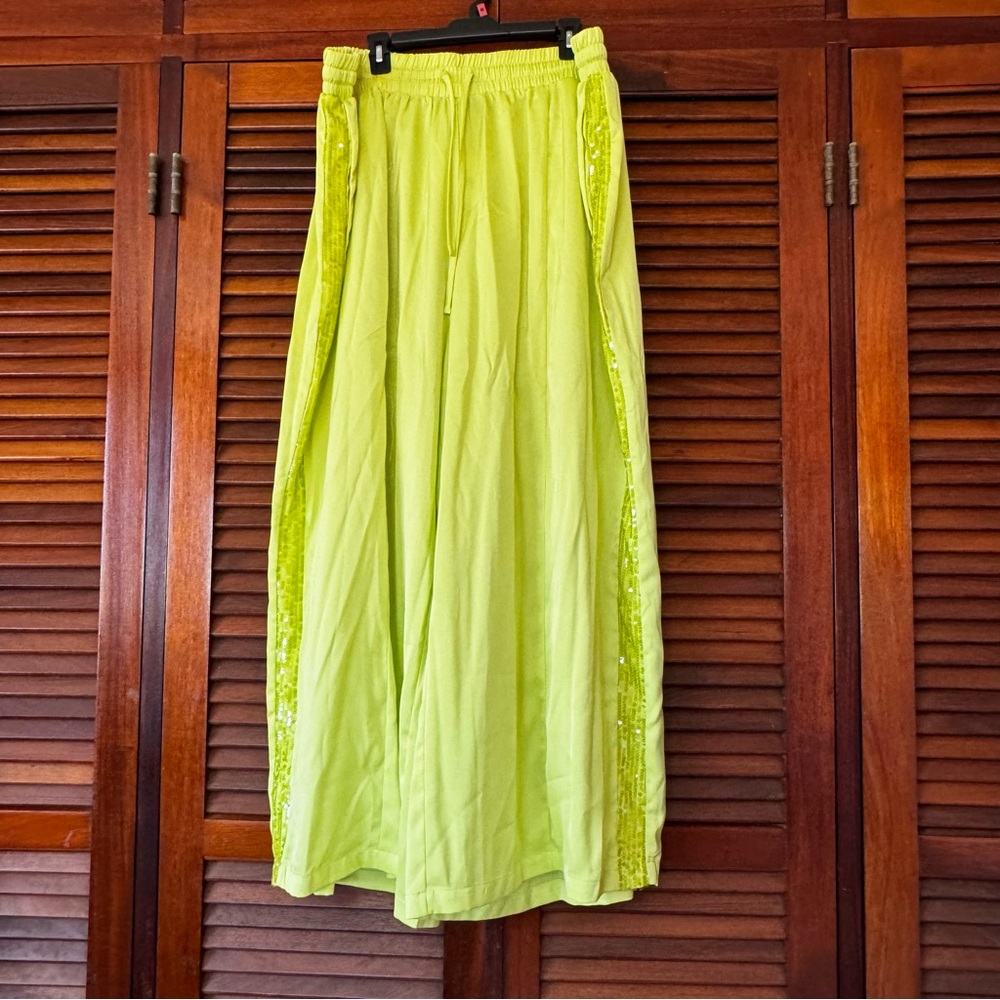 Parker Neon Green Maxi Skirt